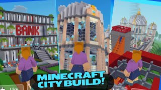 Visiting City Builds In Block Craft 3D | Minecraft  screenshot 5