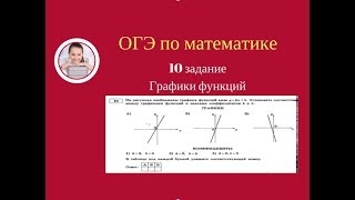 10 задание ОГЭ по математике.Графики функций 10 задание ОГЭ по математике.Графики функций