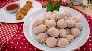 Asian Pork Meatballs Recipes (Look Chin Moo) สูตรลูกชิ้นหมู - Hot Thai Kitchen!