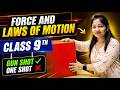 FORCE LAWS OF MOTION CLASS 9th Complete chapter in ONE CLASS ! CLASS 9th BY RUCHI MAM