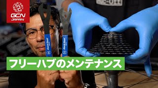 分解・清掃・グリスアップ！フリーハブのメンテナンス方法（DT SWISS編）