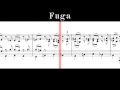 BWV 998 - Prelude, Fugue & Allegro in E-flat Major (Scrolling)