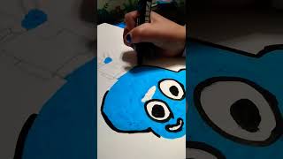 Coloring Gumball Watterson with Posca Markers!