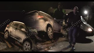 Мужчина с признаками АО разбил машину в Сургуте