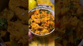 Nando’s Style Spicy Rice & Chicken Strips in Instant Rice Cooker | One Pot Peri Peri Chicken Recipe