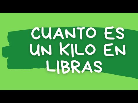 Cuanto equivale 1 libra en kilos