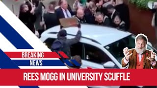 Jacob Rees Mogg suffers mob attack in Cardiff orchestrated by crazed extremists