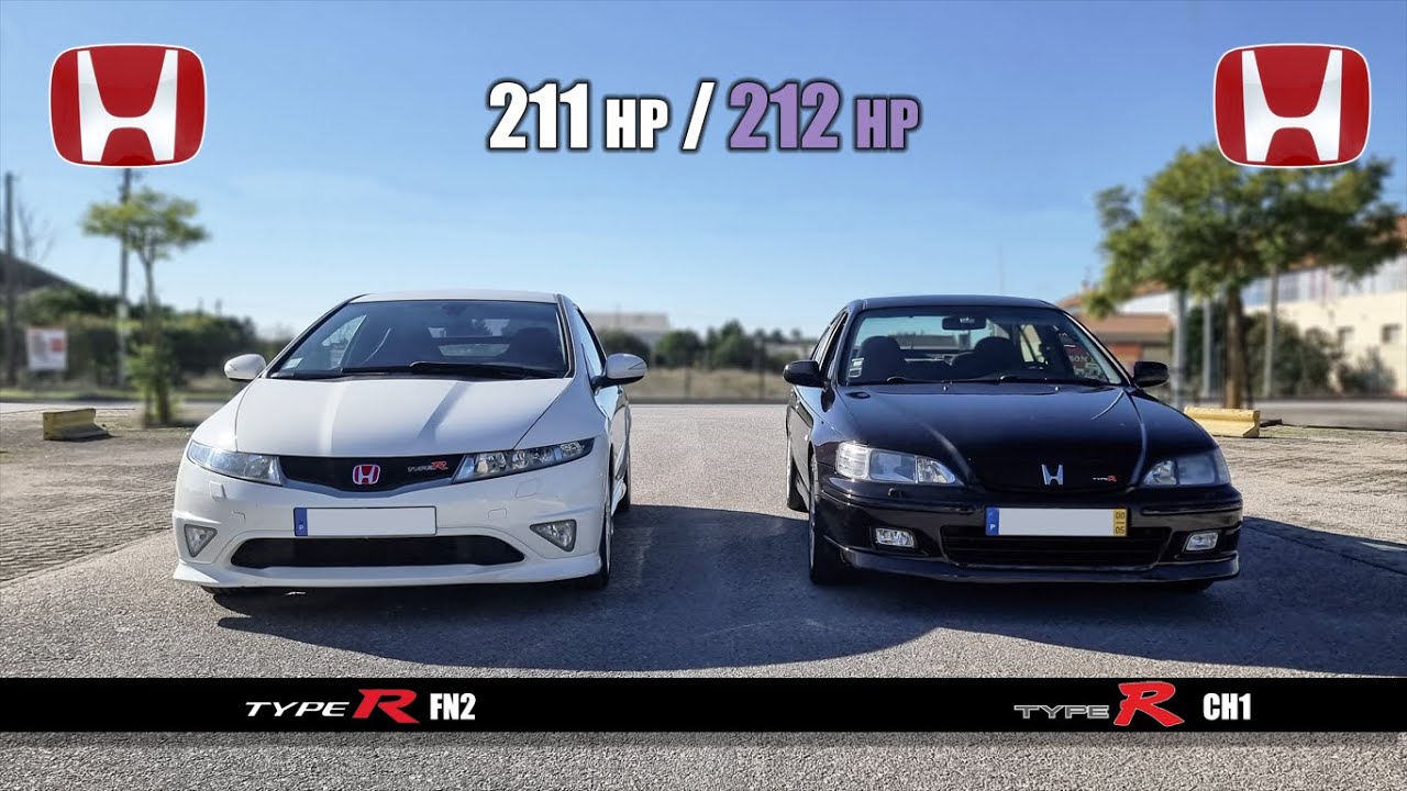 Honda CIVIC Type R (FN2) 🆚 Honda ACCORD Type R (CH1) 🏁 - YouTube