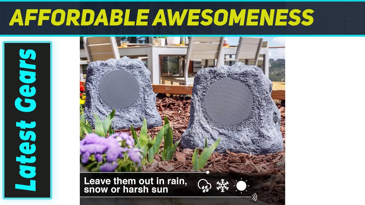 Акустические системы Victrola Rock: потрясающий звук на открытом воздухе с питанием от солнечной ...