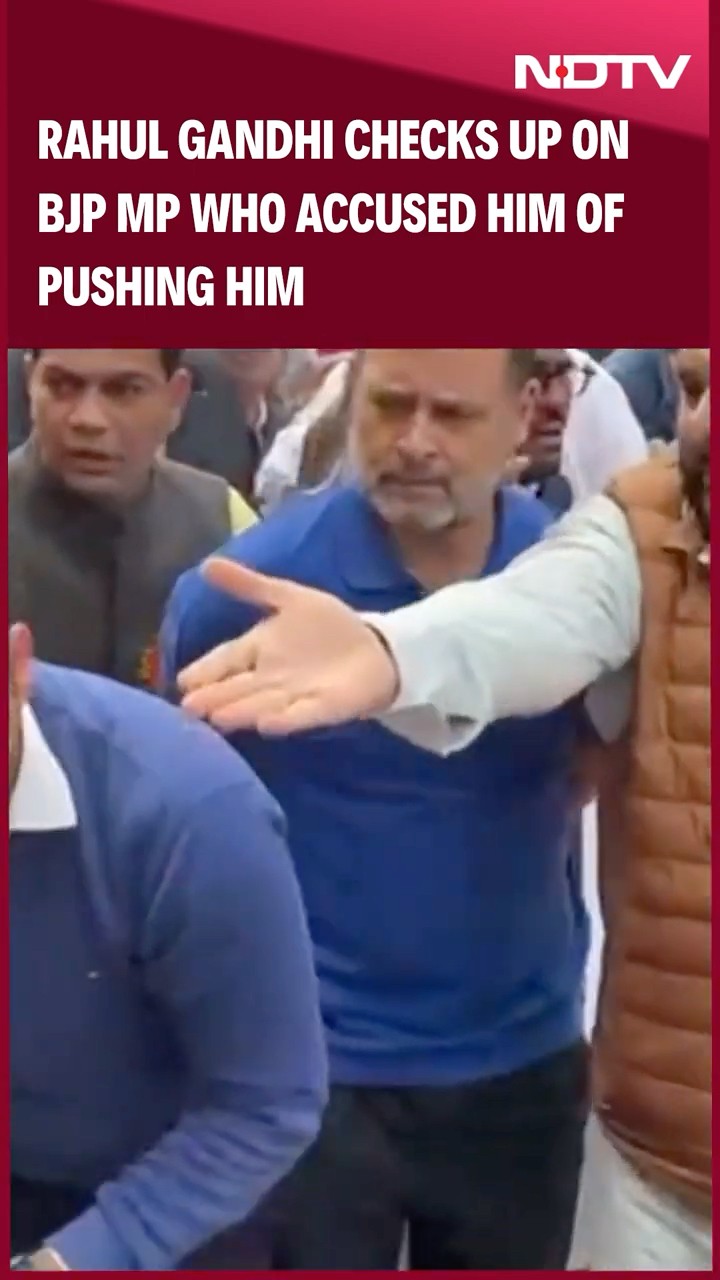 Rahul Gandhi News | Rahul Gandhi Checks Up On BJP MP Who Accused Him Of Pushing Him