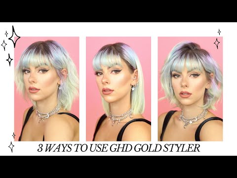 3-ways-to-use-the-ghd-gold-styler-|-straight-hair,-waves-&-bouncy-curls-|-ad