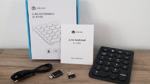 The ICLEVER Bluetooth number pad is a good addition to your PC and laptop accessories