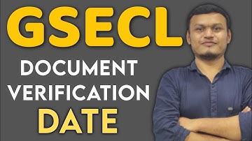 GSECL document verification date. #gsecl2025 #gseclrecruitment #transientclasses 