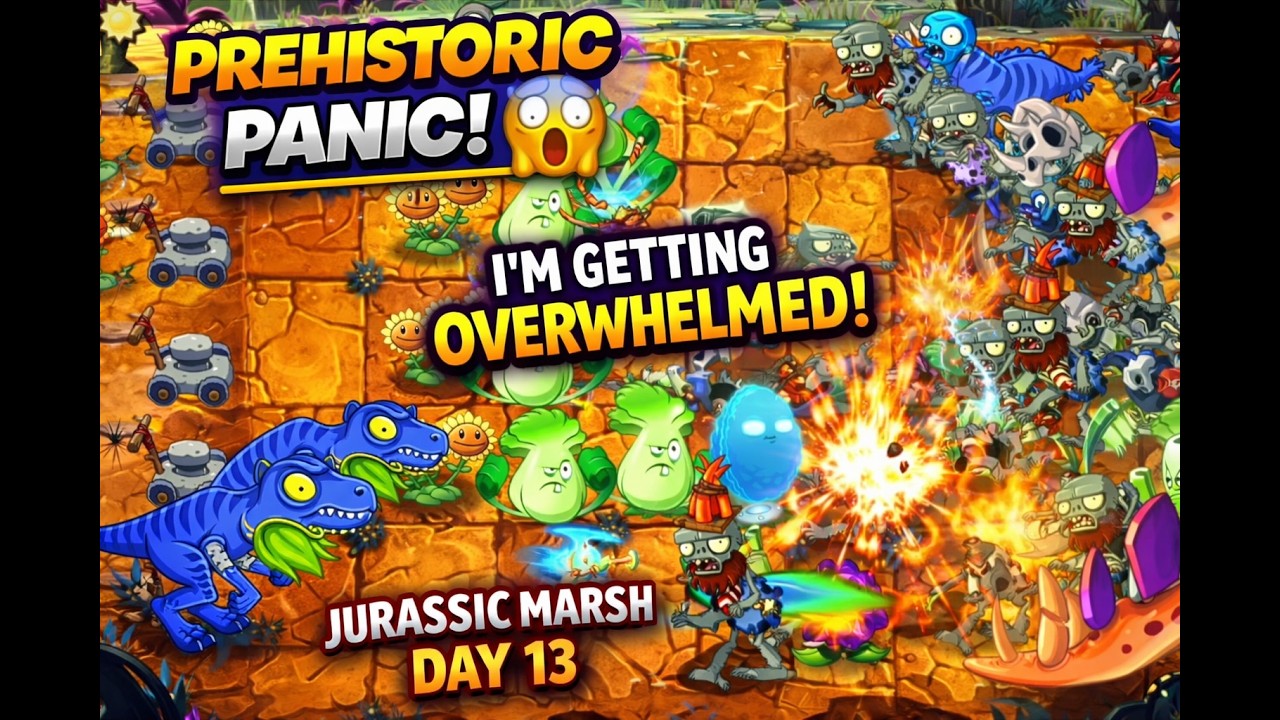PvZ 2 | Jurassic Marsh - Day 13 | 2026 - YouTube