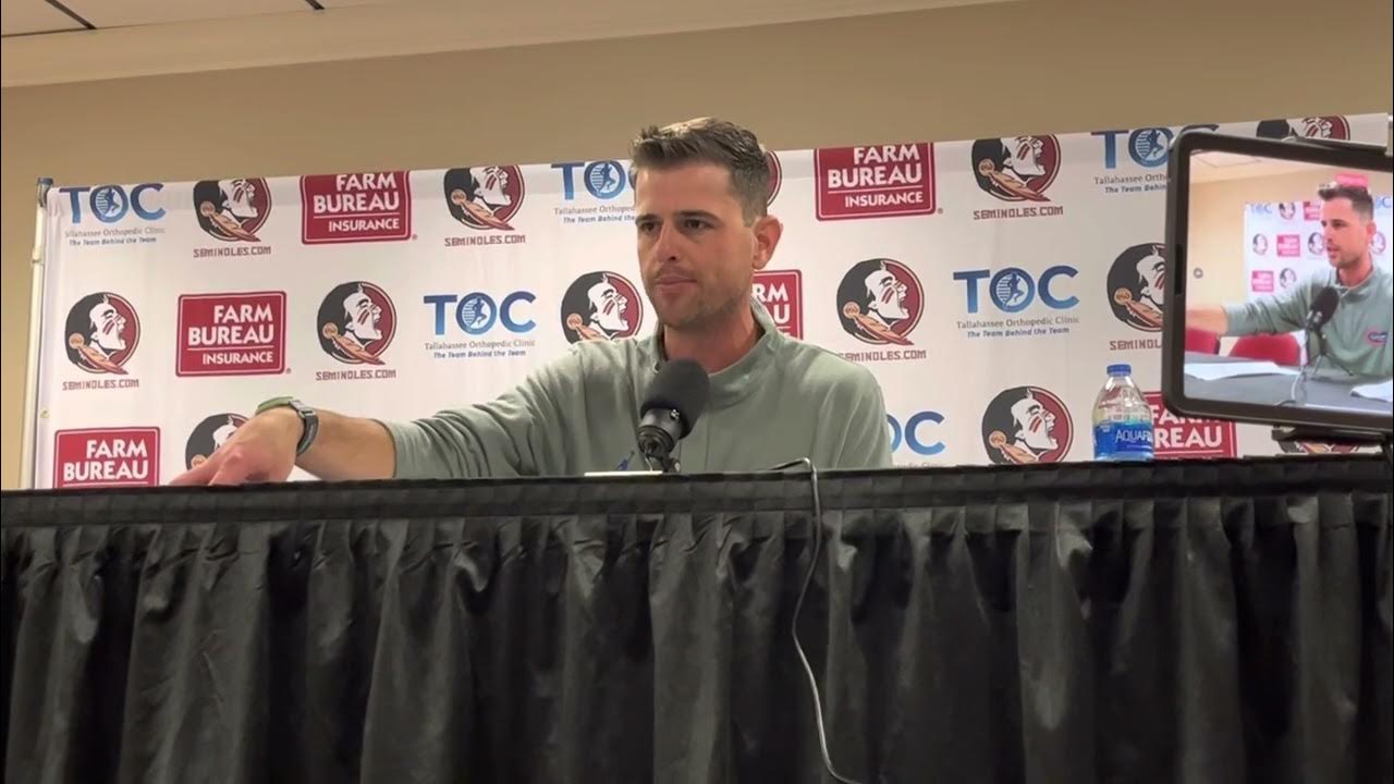 UF coach Todd Golden talks comeback win at Florida State YouTube