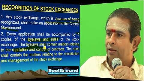 SECURITIES CONTRACT (REGULATION) ACT, 1956 PART -1