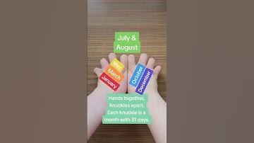 Which Months Have 31 Days? 📅 Use This Knuckle Mnemonic