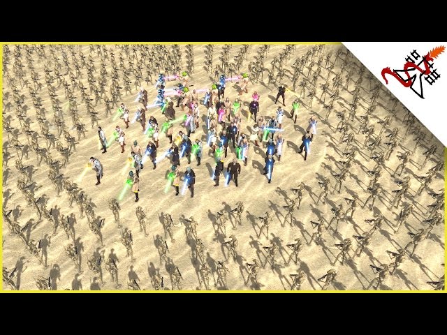 Jedis Surrounded By Droids Star Wars Galaxy At War Mod Youtube - wip invasion of stronghold roblox