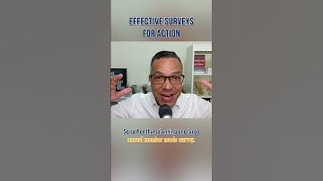 Effective Surveys For Action | #shorts #governance #stratergy #effective #survey