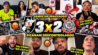 ALL REACTIONS FROM FURIOUS CORINTHIANS FANS TO RELEGATION AFTER LOSING TO VASCO! CORINTHIANS FANS...