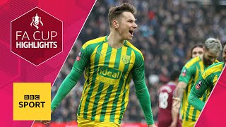 West Ham shocked by Championship West Brom | FA Cup Fourth Round | BBC Sport
