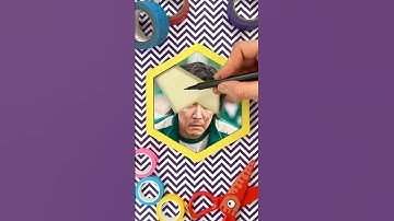 Solving Paper Craft Puzzle with Seong Gi-hun by Squid Game 🧩#squidgame #puzzle #squidgame2 #craft