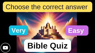 Try this Easy bible quiz #bibletrivia