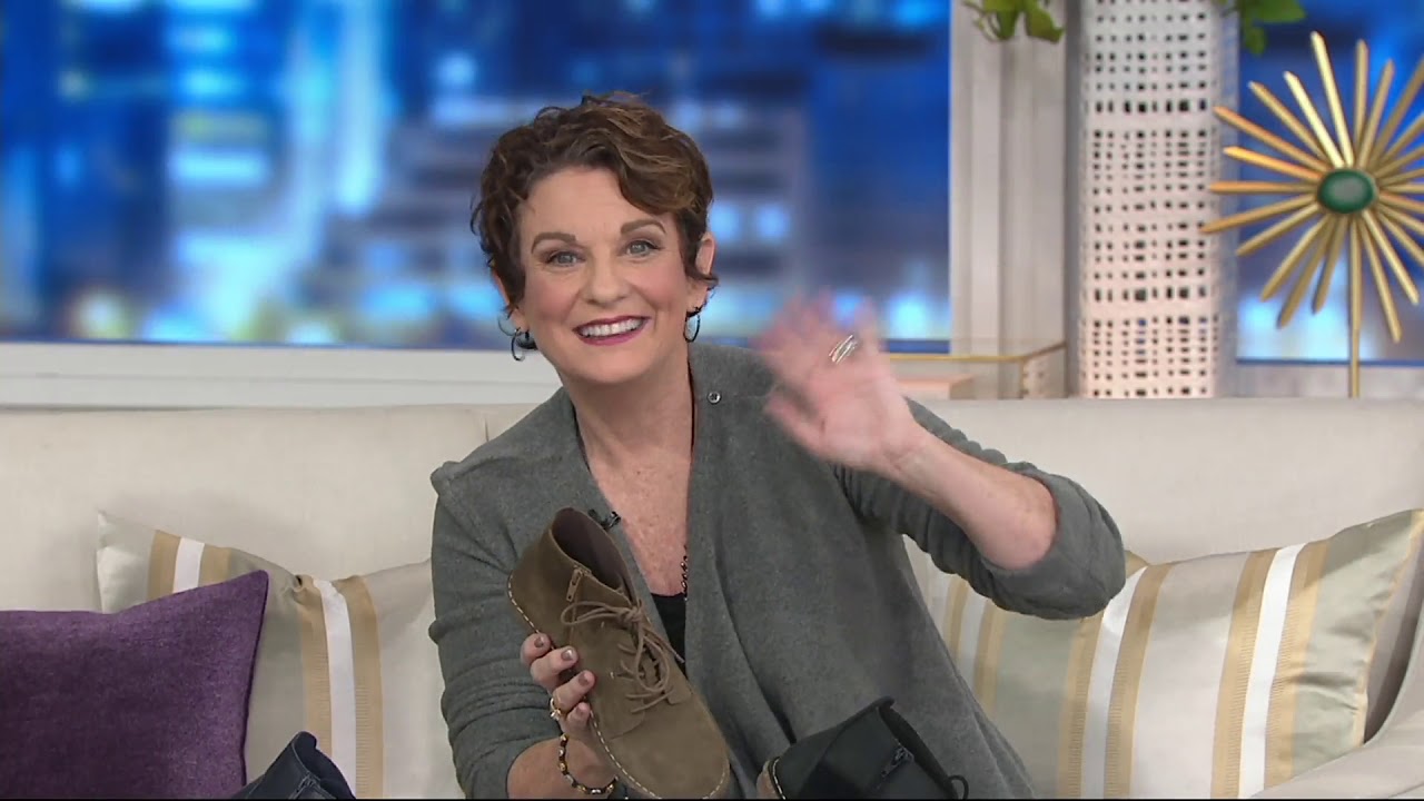 Clarks Leather & Suede Lace-up Ankle Boots - Tamitha Key on QVC