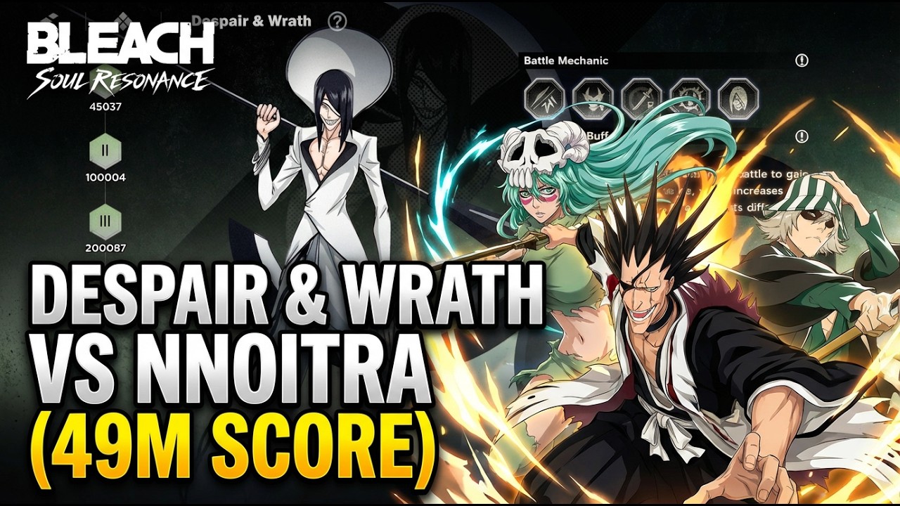 [BLEACH: Soul Resonance] Despair and Wrath event 49 m (Nnoitra)