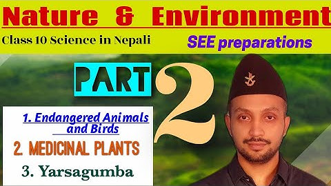 NATURE AND ENVIRONMENT || Class 10 Science in Nepali || SEE preparation