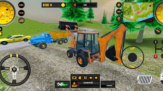 New Bulldozer Jcb 3DX Backhoe Loader Driving Game - Jcb Game Android Gameplay screenshot 4