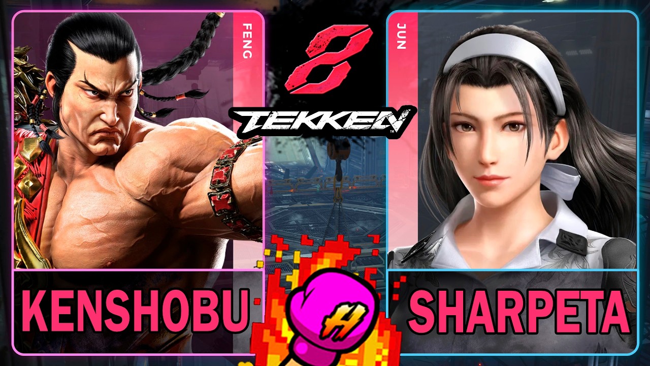 鉄拳8 #TK8 #鉄拳 鉄拳8 Kenshobu (馮 威 / FENG) VS Sharpeta (風間
