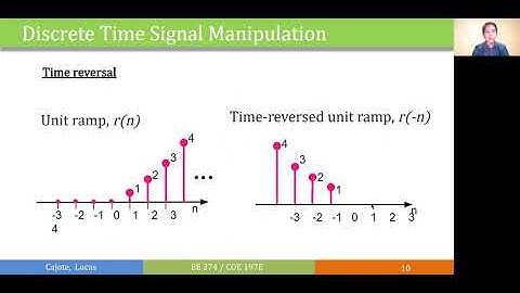Lecture 02 - Discrete Time Signal Operations