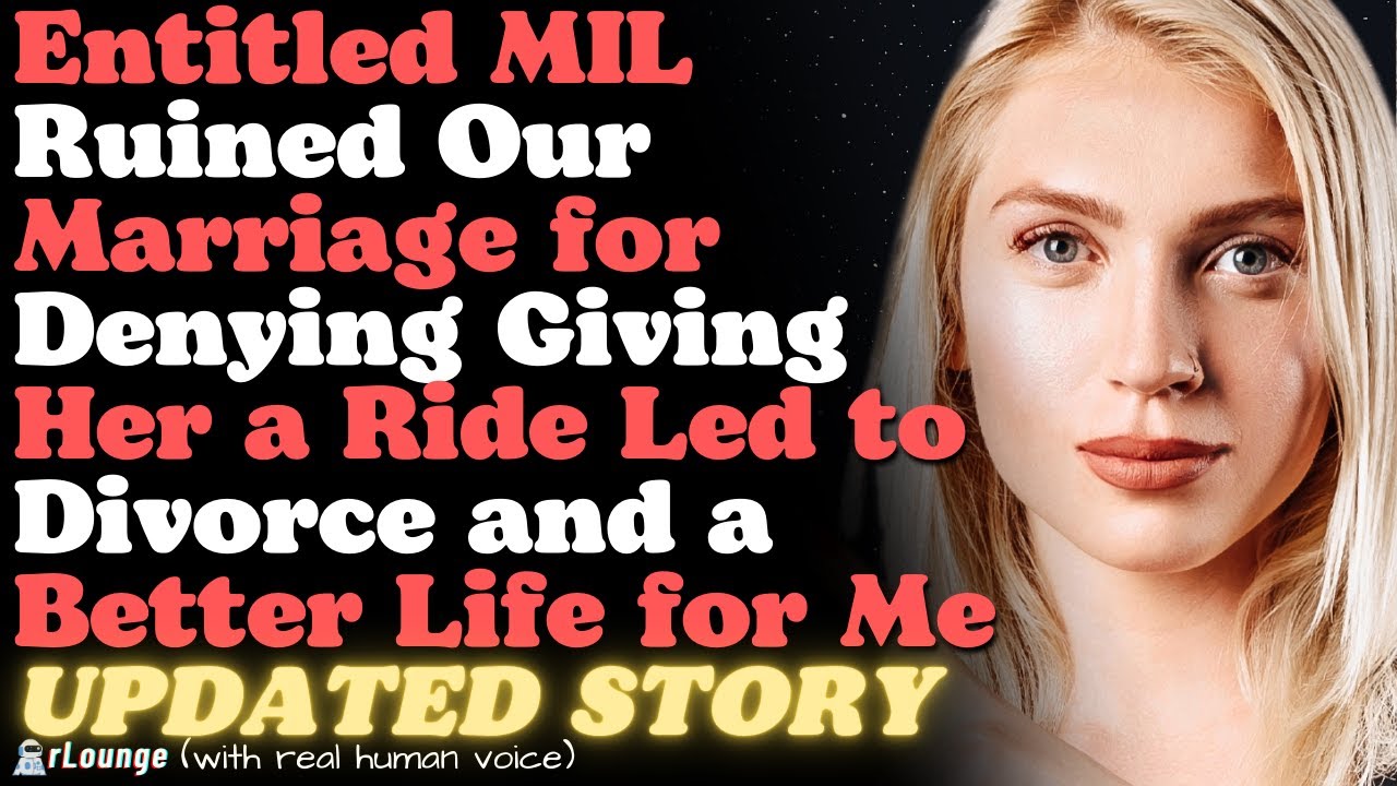 Entitled MIL Ruined Our Marriage for Denying Giving Her a Ride Led to Divorce and a Better Life