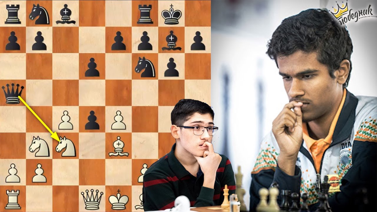 Firuzji protivnik ŽRTVUJE DAMU  u 9.potezu! Najlepša partija u 2019. godini | Firouzja-Karthikeyan |