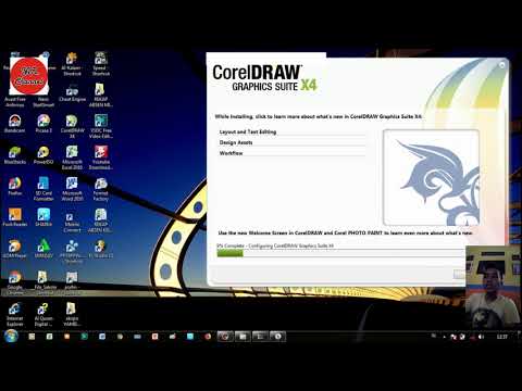 CorelDraw X4 Tutorial installer full version with serial number (YR Channel)