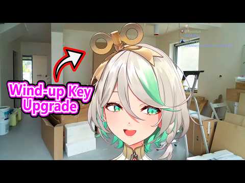 Cece got a Wind-up Key Upgrade she really wanted...