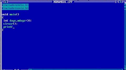 Converting days into month [ C Program ] [ Tutorial 2- Homework ] [ BY DEEP MODI ]