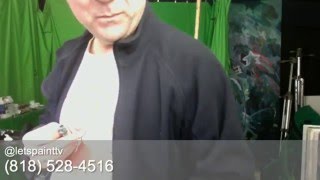 Let's Paint TV -Painting a Fuck You Torch- march 14