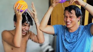 Doing What She Said! WATER TIME BOMB CHALLENGE!