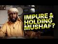 Is It HARAM To Touch The Quran Mushaf In This State Ustadh AbdulRahman Hassan 