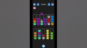 Another Lv 396 Ball Sort Puzzle - Color Game / 顏色分類遊戲 / ボールソーティングパズル (Guru Game)  #ballsortpuzzle
