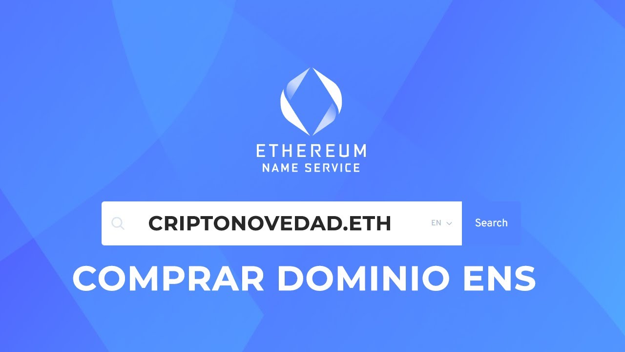 Cómo comprar un dominio en ENS
