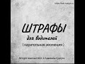 Штрафы для водителей (2022) // Народный инспектор