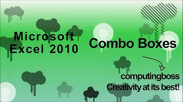 Microsoft Excel 2010 - Combo Box Control/List Box