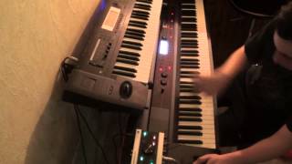 Work Of Art - over the line synth solo cover