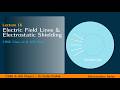 Electric Field Lines, Faraday Cage & Electrostatic Shielding | Class 12 Physics Lecture 16