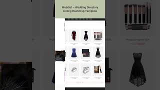 Weddist – Wedding Directory Listing Bootstrap Template