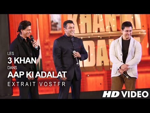 Shah Rukh KHAN, Salman KHAN & Aamir KHAN - 21 Years Of AAP KI ADALAT (VOSTFR)