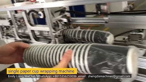 paper cup wrapping machine ,Paper Cup Single Packaging And Wrapping Machine